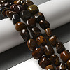 Natural Chinese Writing Stone Beads Strands G-B078-D11-02-2