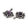 Natural Amethyst Pendants KK-A173-07AS-02-4