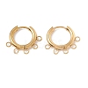 Ion Plating(IP) 304 Stainless Steel Hoop Earring Findings LS-STAS-D183-01G-1