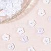 200Pcs 2-Hole Resin Buttons RESI-SP0001-52B-6