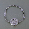 Stainless Steel Diffuser Locket Link Bracelets AS9218-3