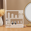 Transparent Acrylic Earring Display Stands EDIS-WH0016-017A-4