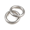 304 Stainless Steel Closed Jump Rings STAS-G393-06P-03-3