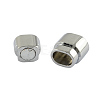 Rectangle Alloy Magnetic Clasps with Glue-in Ends for Jewelry Making LS-PALLOY-S008-2