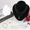 Alloy Pendant and Brass Chains Necklaces & Multi-strand Bracelets for Women SJEW-SC0001-06-3
