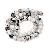 Natural Rainbow Moonstone Beads Strands G-Q1001-A05-03-01-3