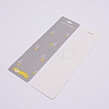 Paper Hair Clip Display Cards DIY-WH0199-78B-1