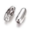 Tarnish Resistant Stainless Steel Ball Chain Connectors STAS-L019C-P-2