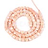 Anti-Tarnish Electroplate Glass Beads Strands GLAA-T025-4mm-10J-2