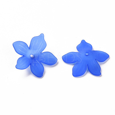 Frosted Acrylic Bead Caps X-MACR-S371-05A-751-1