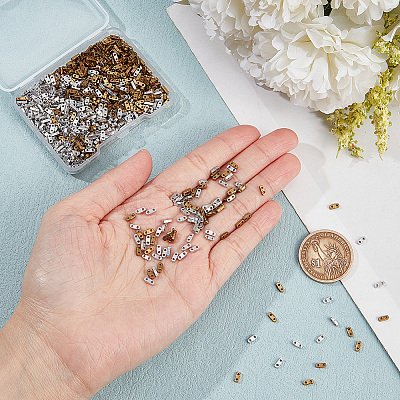 960Pcs 2 Colors Electroplate Glass Seed Beads SEED-NB0002-02-1