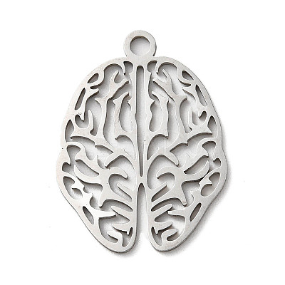 Non-Tarnish 201 Stainless Steel Pendants STAS-D041-08P-1