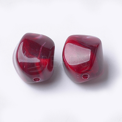 Acrylic Beads OACR-T007-08E-1
