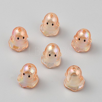 Transparent Acrylic Bead Caps TACR-WH0021-20E-1