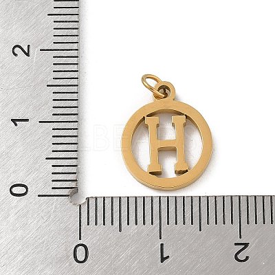 304 Stainless Steel Charms
with Jump Ring LS-STAS-R001-02G-H-1