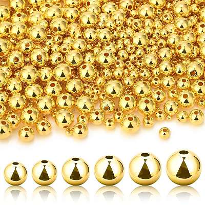 2700Pcs 6 Styles CCB Plastic Beads KY-CJ0001-57-1