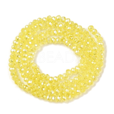 Electroplate Glass Beads Strands EGLA-A044-T1mm-A29-1