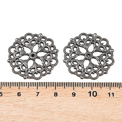 Tibetan Style Filigree Joiners Links LS-TIBE-A11623-B-LF-1