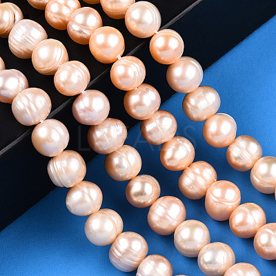 Natural Cultured Freshwater Pearl Beads Strands PEAR-N013-07L-1