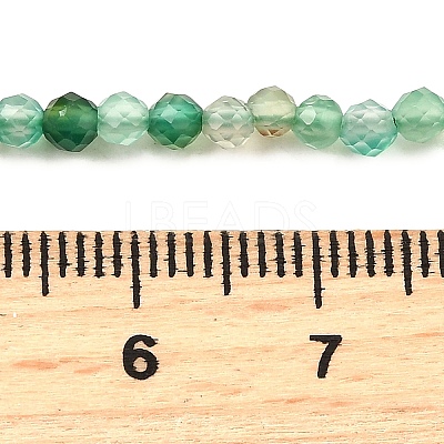 Natural Agate Beads Strands G-G259-D09-3mm-1