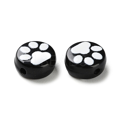 Opaque Acrylic Beads OACR-Z027-04B-02-1