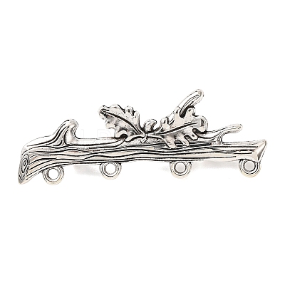 Branch Shaped Alloy Brooch Findings LS-AL-G001-02AS-1
