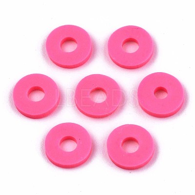 Handmade Polymer Clay Beads X-CLAY-Q251-6.0mm-31-1