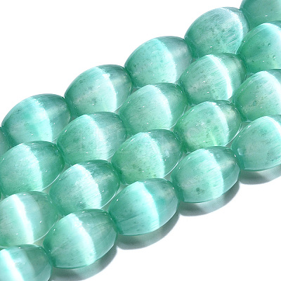 Dyed Natural Selenite Beads Strands G-T138-232E-1