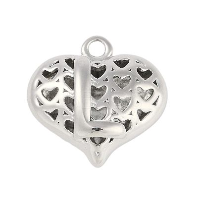 Hollow Brass Pendants for Valentine's Day KK-M289-03L-P-1