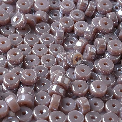 Opaque Colours Luster Glass Seed Beads SEED-E001-P3x6mm-A01-1