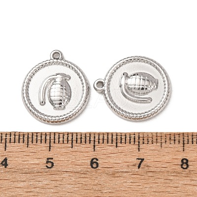 304 Stainless Steel Pendants STAS-K331-01C-P-1