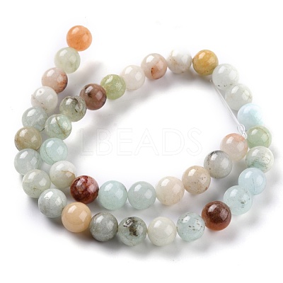 Natural White Jade Beads G-G766-C-26-1