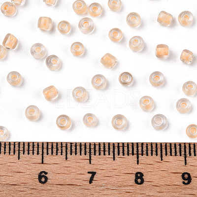8/0 Transparent Inside Colours Glass Seed Beads SEED-R051-09B-02-1