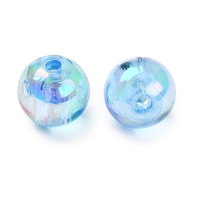 Eco-Friendly Transparent Acrylic Beads PL734-33-1