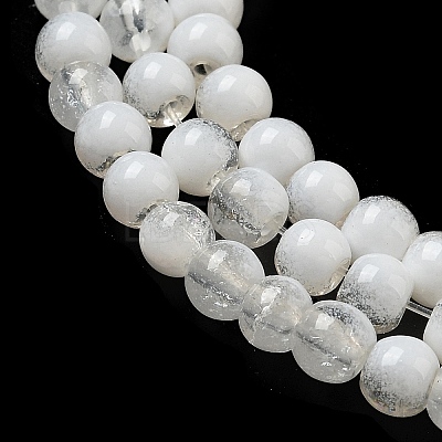 Crackle Glass Beads Strands GLAA-U001-4mm-07-1