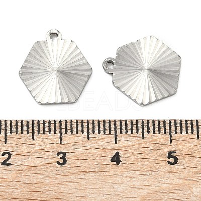 304 Stainless Steel Pendants STAS-C167-08C-P-1