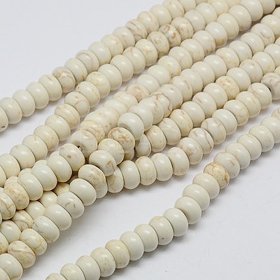 Synthetic Turquoise Beads Strands X-TURQ-G109-4x2mm-07-1