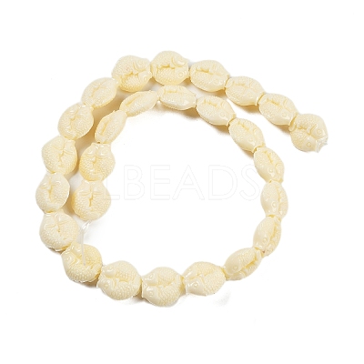 Synthetic Coral Carved Beads Strands CORA-C003-13A-1