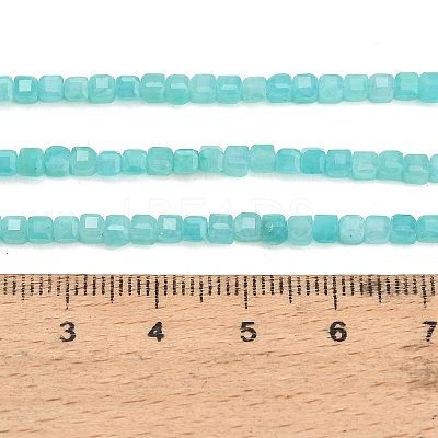 Natural Amazonite Beads Strands GG-CBA77FB-D02-01-1
