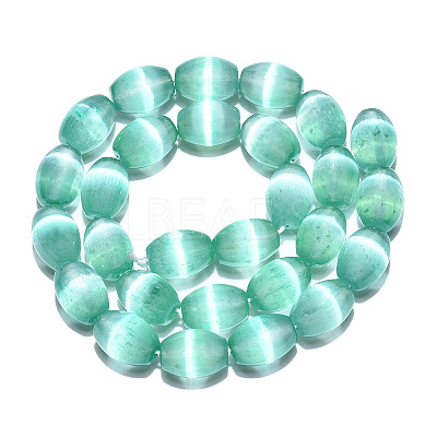 Dyed Natural Selenite Beads Strands G-T138-232E-1
