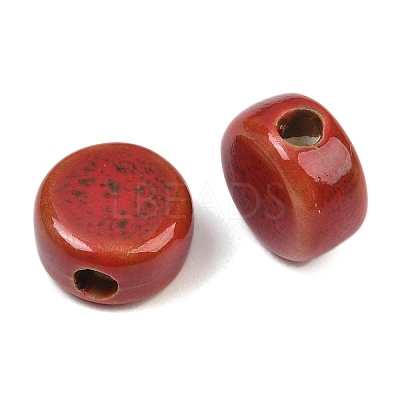 Handmade Porcelain Beads X-PORC-Q185-12mm-5-1