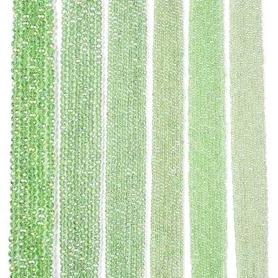 Electroplate Glass Beads Strands LS-EGLA-A044-T4mm-B09-1