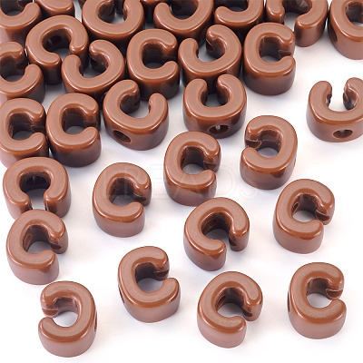 Opaque Acrylic European Beads LS-OACR-TAC0019-006C-1