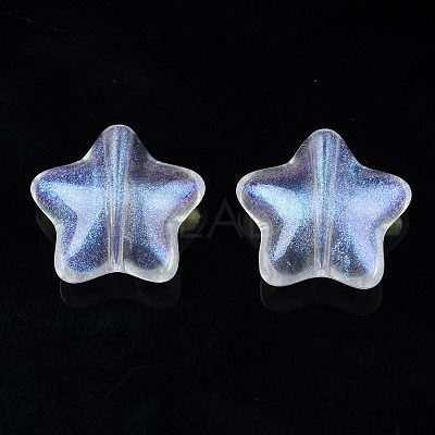 Transparent Acrylic Beads X-OACR-N008-096-1