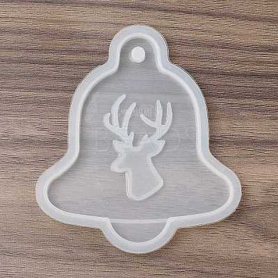 Christmas Theme DIY Silicone Pendant Molds LS-SIMO-G007-01B-1