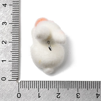 Easter Opaque Resin Pendants RESI-F062-03A-1