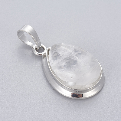 Natural Quartz Crystal Pendants G-L512-C23-1