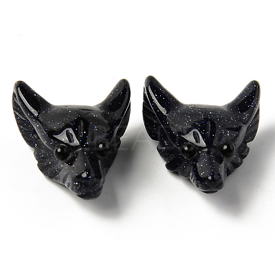 Synthetic Blue Goldstone Pendants G-R478-06A-08-1