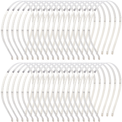 Iron Hair Band Findings OHAR-WH0011-78B-1