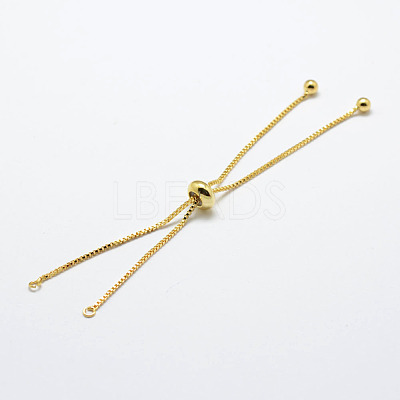 Rack Plating Brass Chain Bracelet Making KK-A142-018G-1